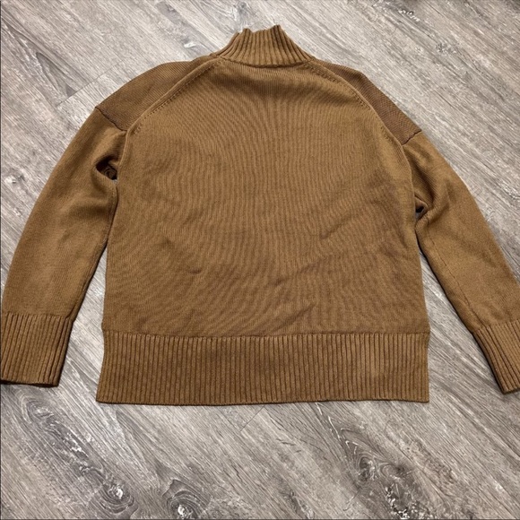 Everlane Oversize Cotton Knit Sweater Tutleneck Sz XS - Picture 2 of 9